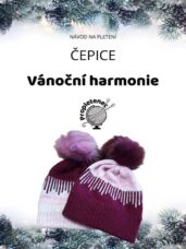 Úvodní strana návodu čepice Vánoční harmonie