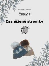 Úvodní strana návodu čepice Zasněžené stromky