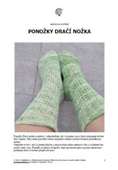 Návod na ručně pletené ponožky se vzorem