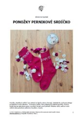 Návod na ručně pletené ponožky s vyplétaným vzorem